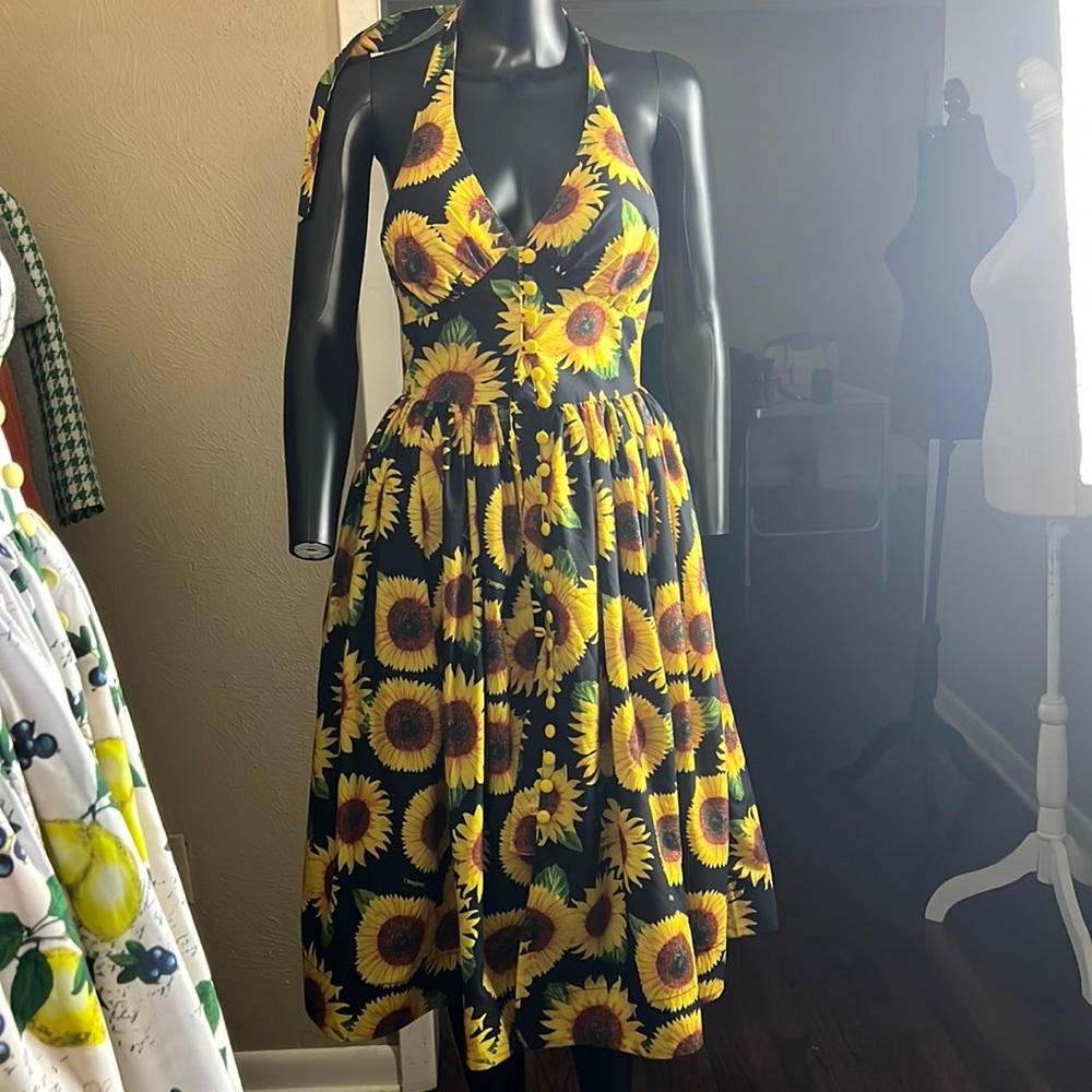 Marilyn Dress Sunflower Size Fit S/XS